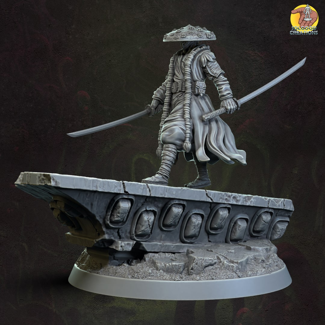 Myconojimbo, Myconid Ronin - pose 2 | Pre-Supported